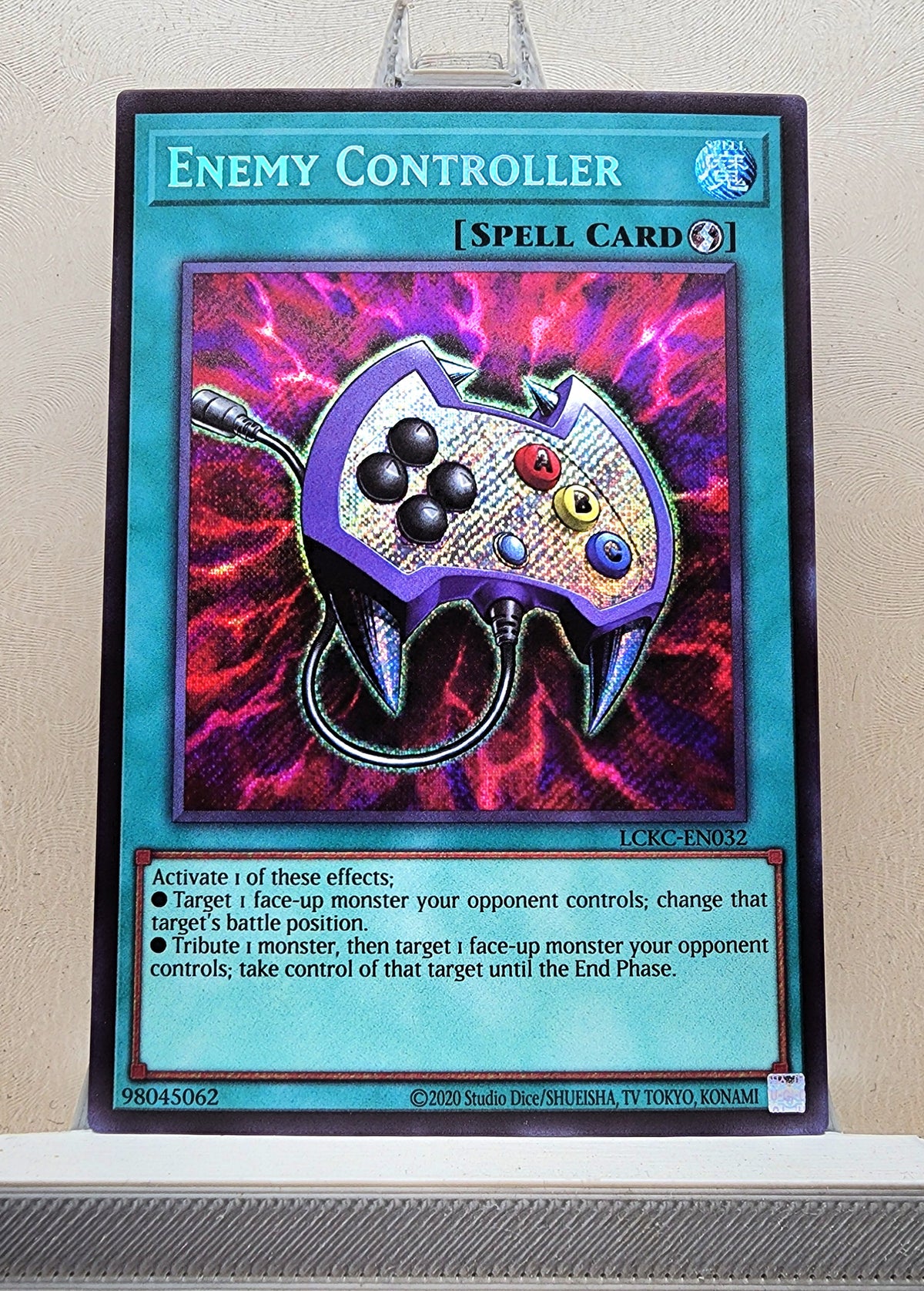 Yugioh! 1x Enemy Controller (LCKC - Secret Rare) Unli Edition