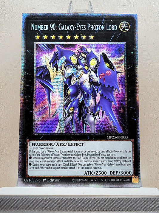 Yugioh! 1x Number 90: Galaxy-Eyes Photon Lord (MP25 - Starlight Rare) 1st Edition
