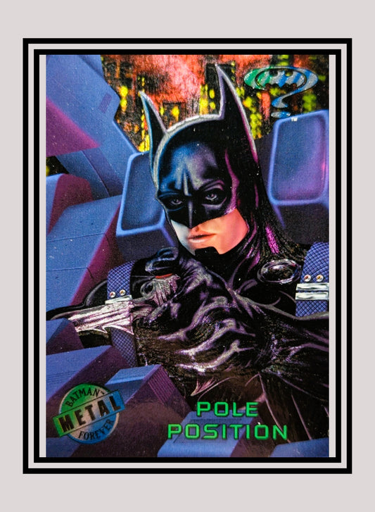 DC! 1x Pole Position - Base Metal (#033 - 1995 Fleer Batman Forever Metal)