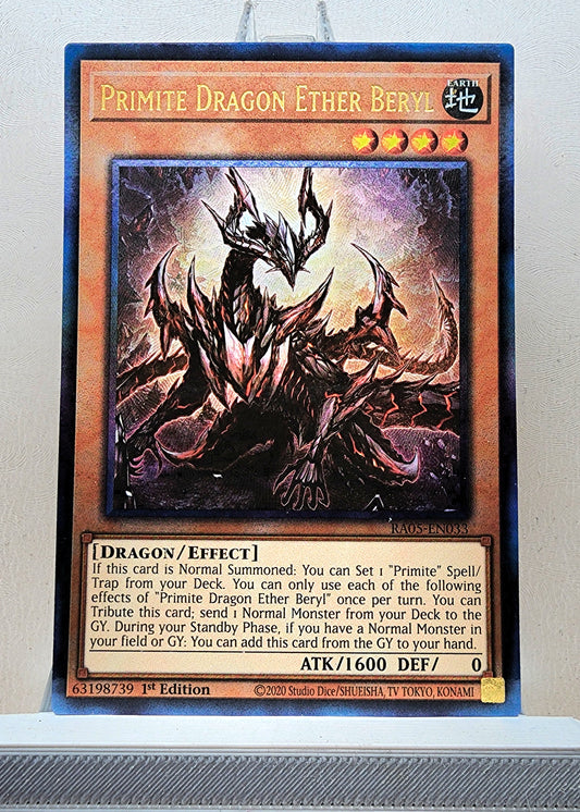 Yugioh! 1x Primite Dragon Ether Beryl (RA05 - Prismatic Ultimate Rare) 1st Edition