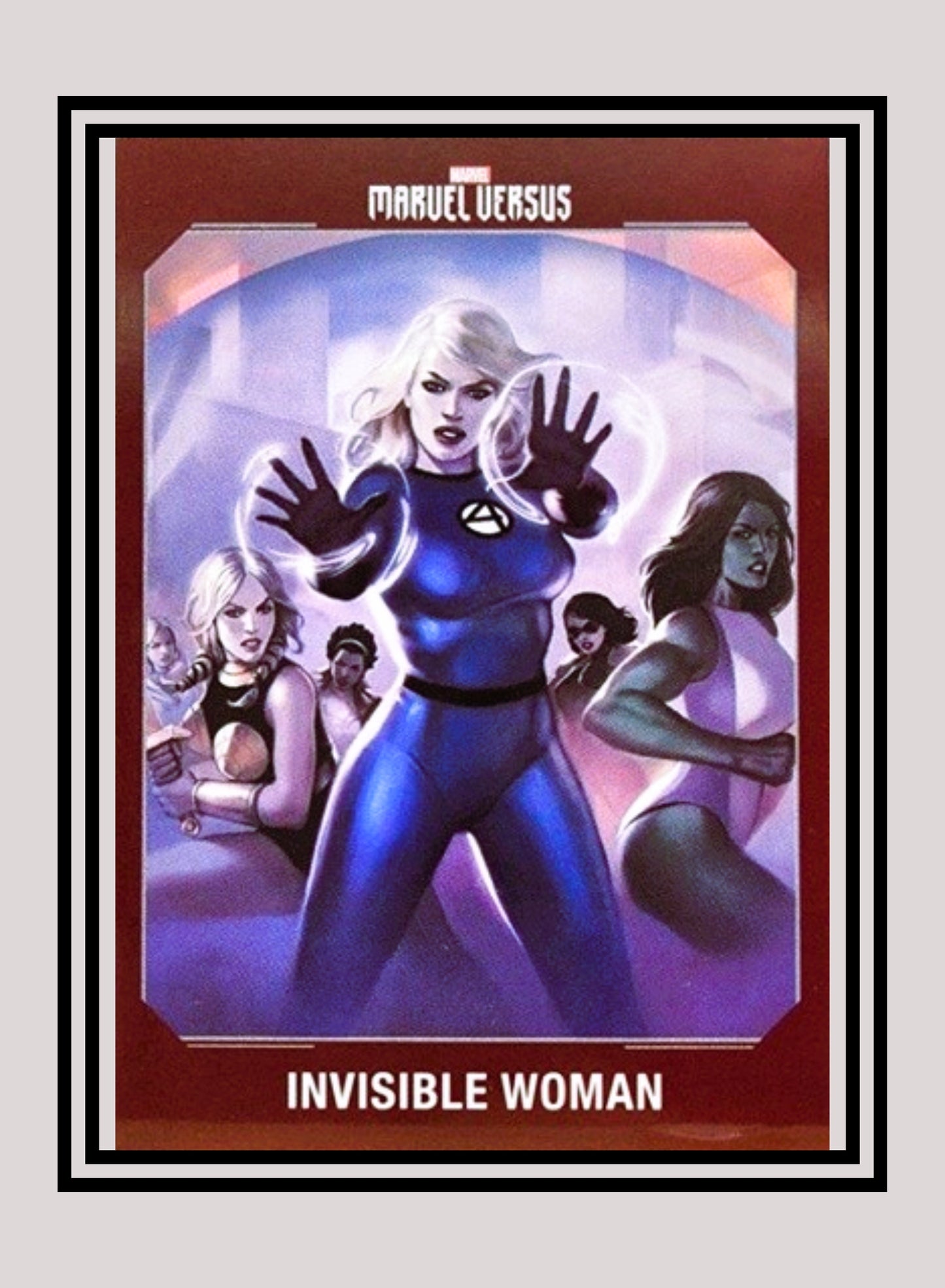 Marvel! 1x Invisible Woman - Base (#033 - 2022 Panini Marvel Versus)