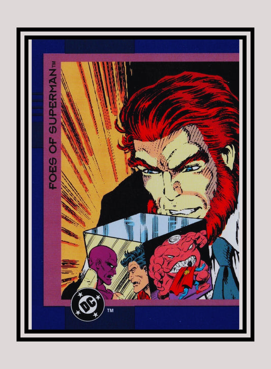DC! 1x Foes of Superman - Base (#034 - 1993 Skybox DC Cosmic Teams)