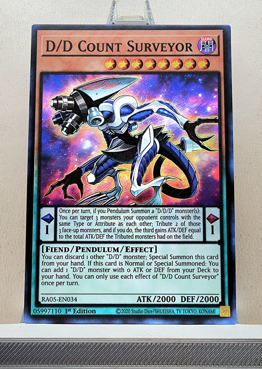 Yugioh! 1x D/D Count Surveyor (RA05 - Super Rare) 1st Edition