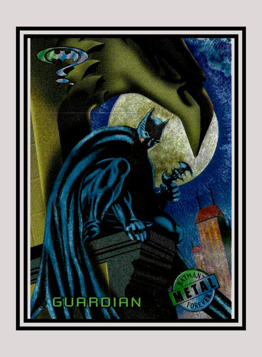 DC! 1x Guardian - Base Metal (#034 - 1995 Fleer Batman Forever Metal)