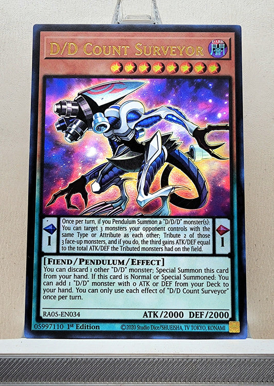 Yugioh! 1x D/D Count Surveyor (RA05 - Ultra Rare) 1st Edition