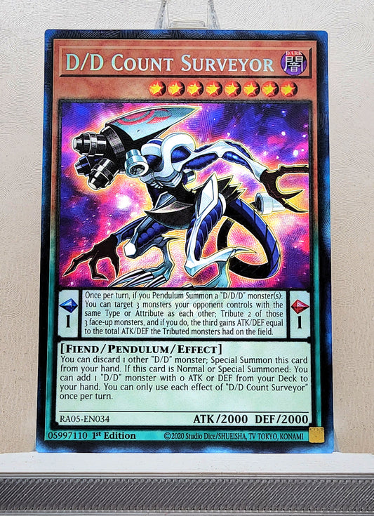 Yugioh! 1x D/D Count Surveyor (RA05 - Prismatic Collectors Rare) 1st Edition
