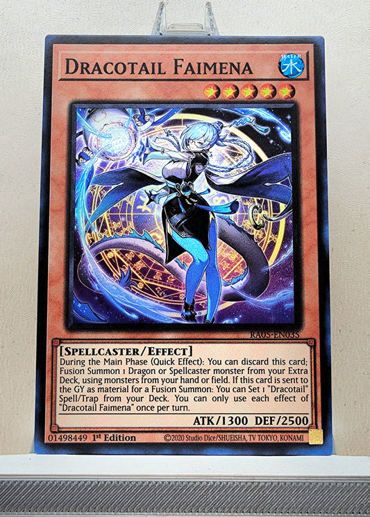 Yugioh! 1x Dracotail Faimena (RA05 - Super Rare) 1st Edition