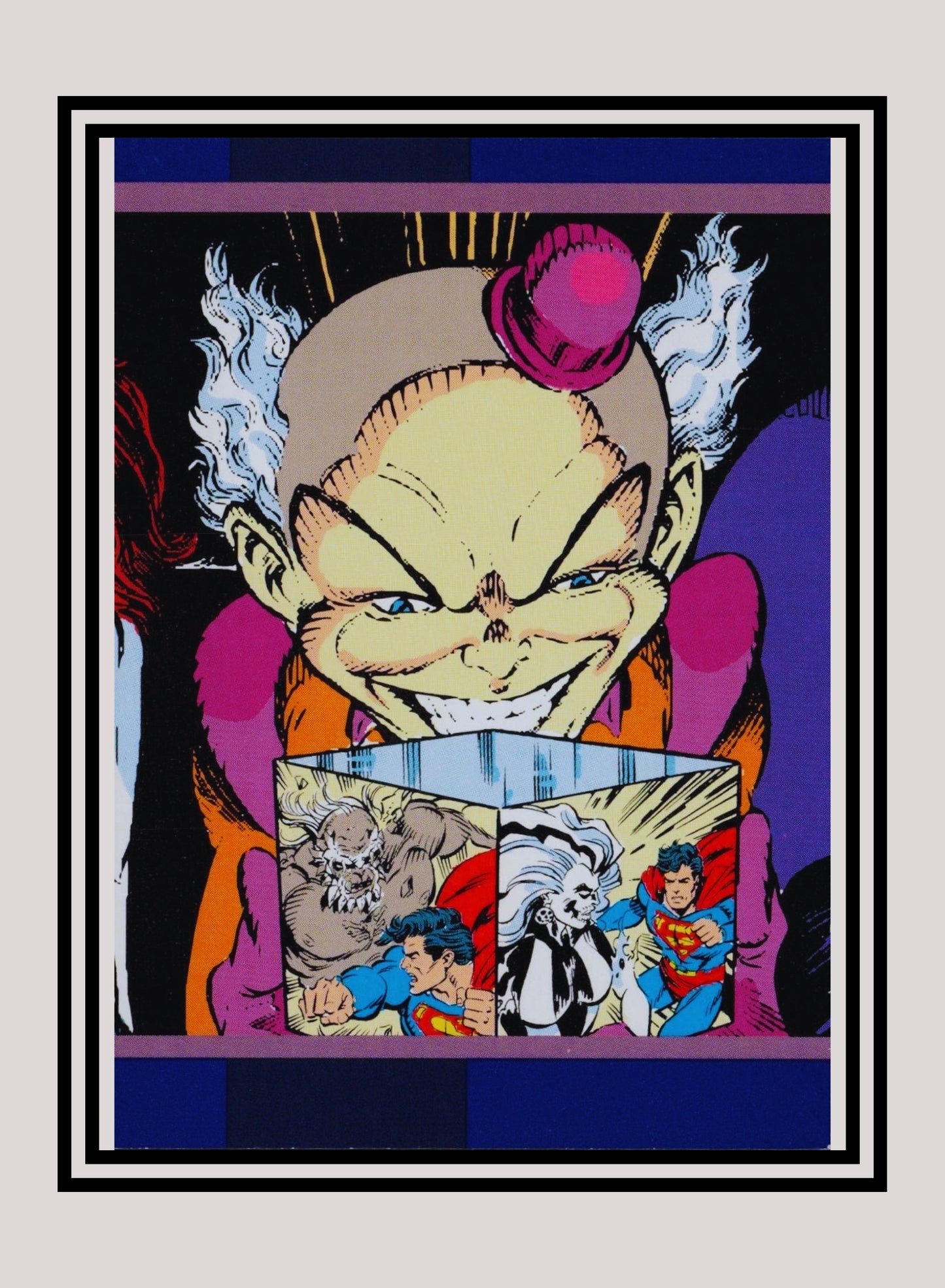 DC! 1x Foes of Superman - Base (#035 - 1993 Skybox DC Cosmic Teams)