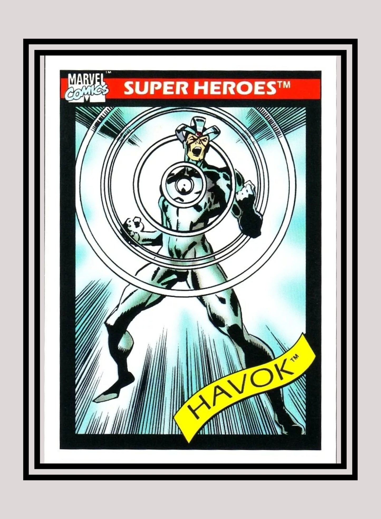 Marvel! 1x Havok - Base (#035 - 1990 Impel Marvel Universe Series I)