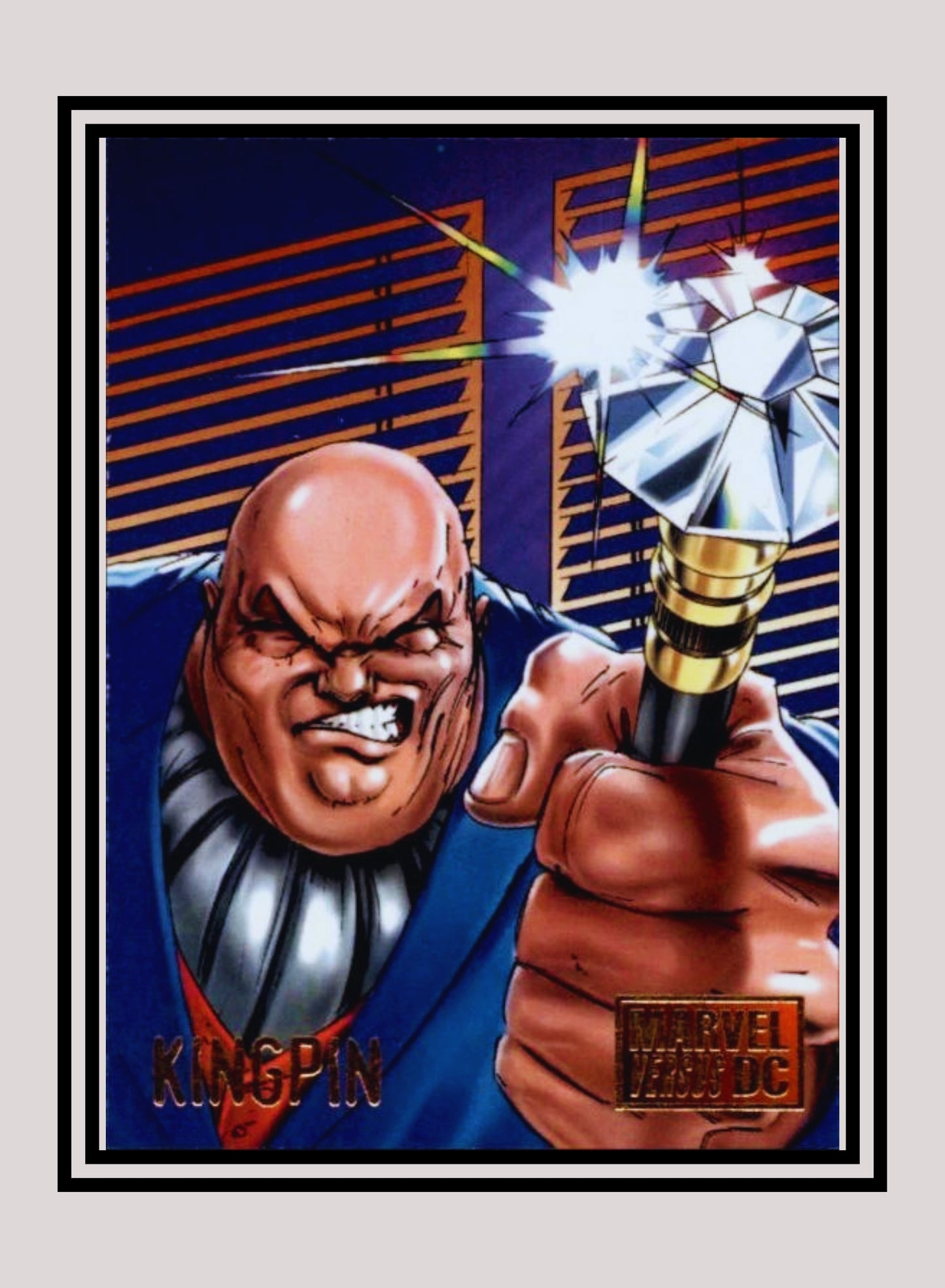 Marvel! 1x Kingpin - Base (#035 - 1995 Fleer DC vs. Marvel Comics)