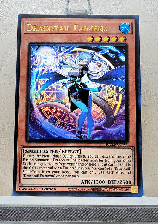Yugioh! 1x Dracotail Faimena (RA05 - Ultra Rare) 1st Edition