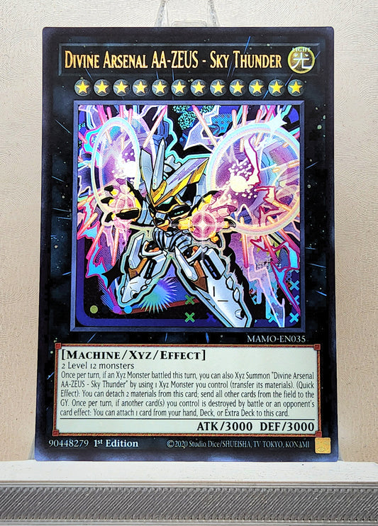 Yugioh! 1x Divine Arsenal AA-ZEUS - Sky Thunder Chibi Artwork (MAMO - Ultra Rare) 1st Edition