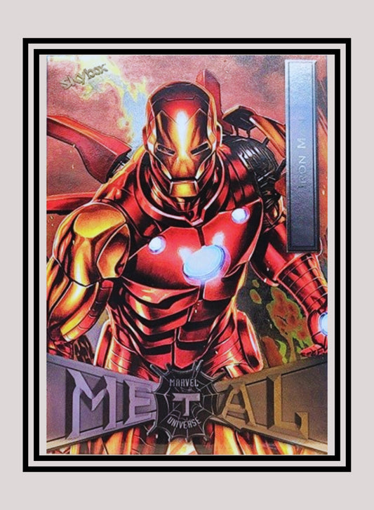 Marvel! 1x Iron Man - Base Low Series (#036 - 2021 Upper Deck Spiderman Metal Universe)