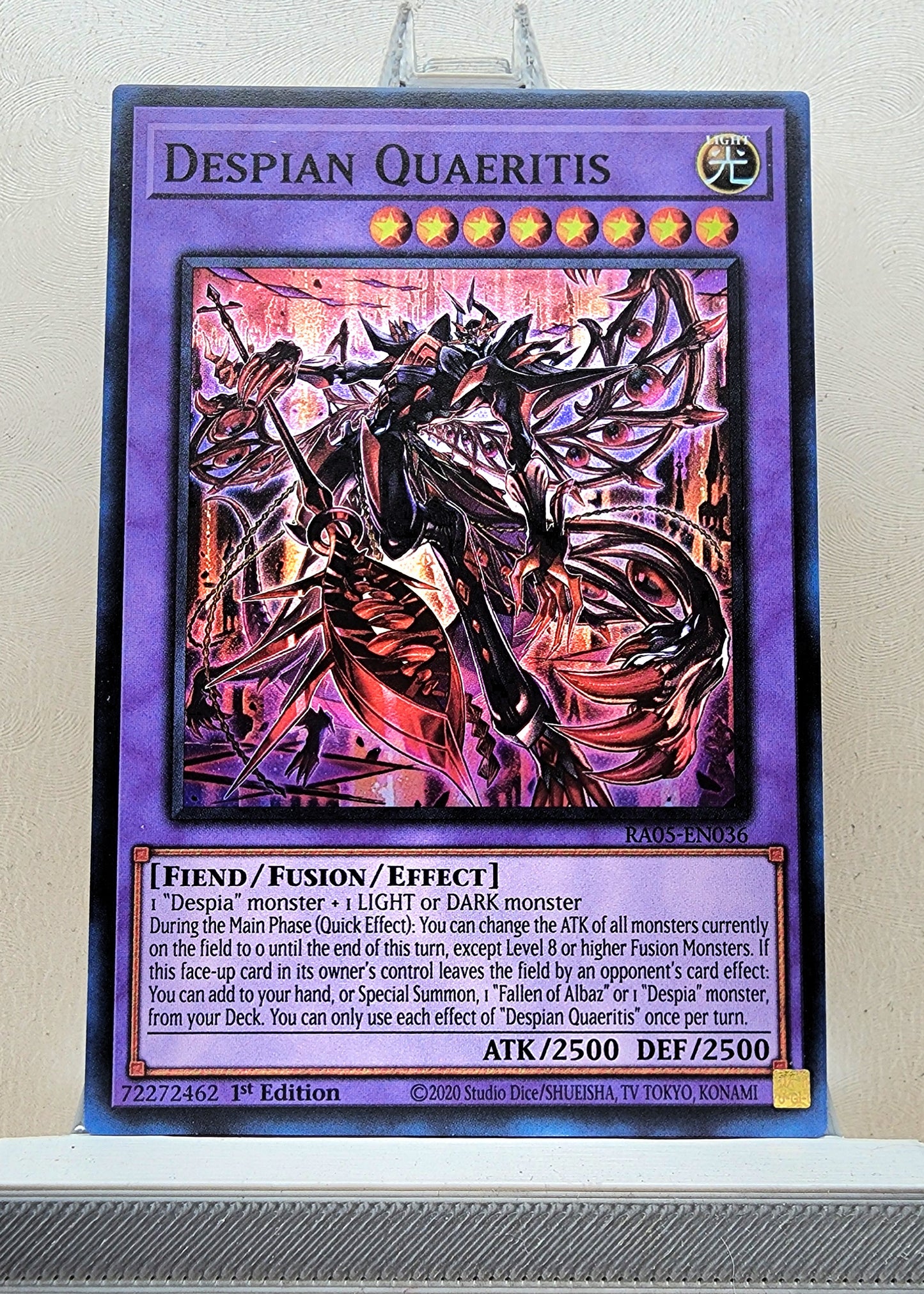 Yugioh! 1x Despian Quaeritis (RA05 - Super Rare) 1st Edition