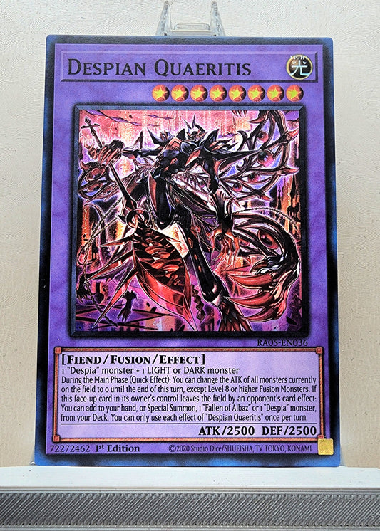 Yugioh! 1x Despian Quaeritis (RA05 - Super Rare) 1st Edition