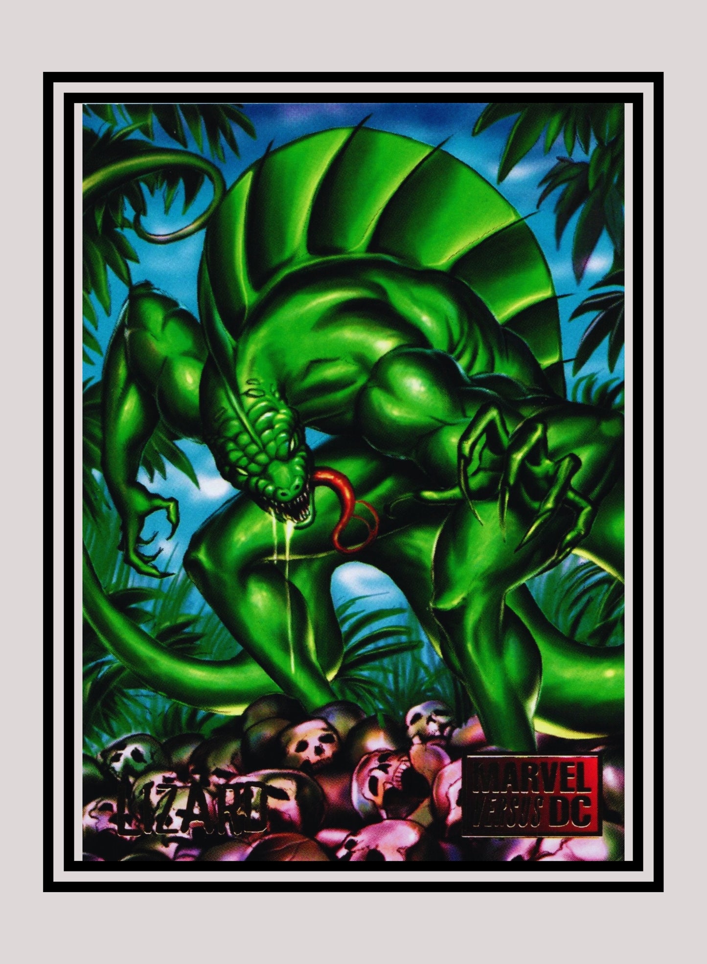 Marvel! 1x Lizard - Base (#036 - 1995 Fleer DC vs. Marvel Comics)