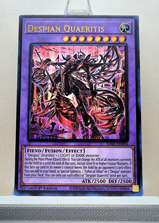Yugioh! 1x Despian Quaeritis (RA05 - Ultra Rare) 1st Edition