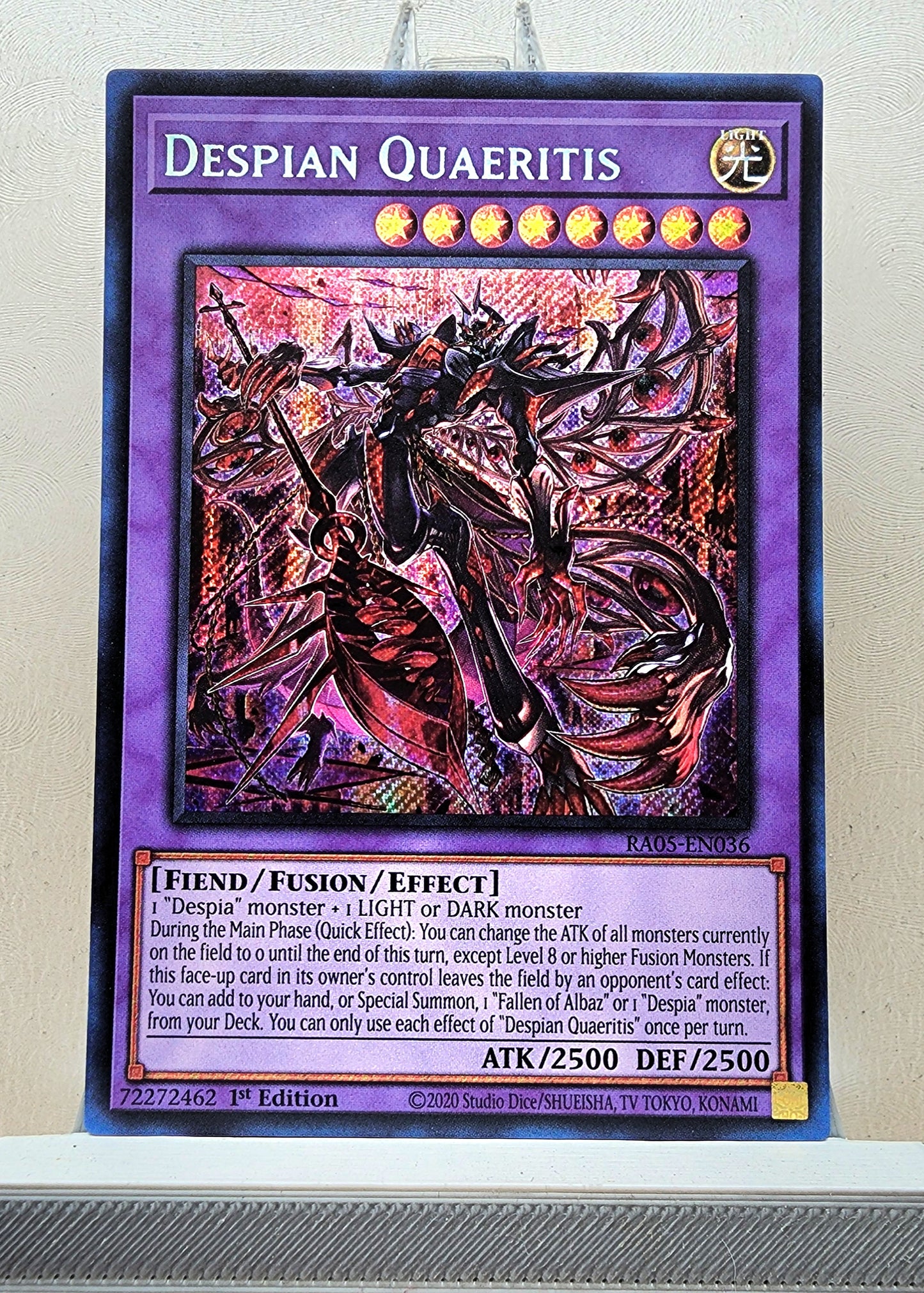 Yugioh! 1x Despian Quaeritis (RA05 - Secret Rare) 1st Edition