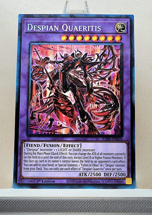 Yugioh! 1x Despian Quaeritis (RA05 - Prismatic Collectors Rare) 1st Edition