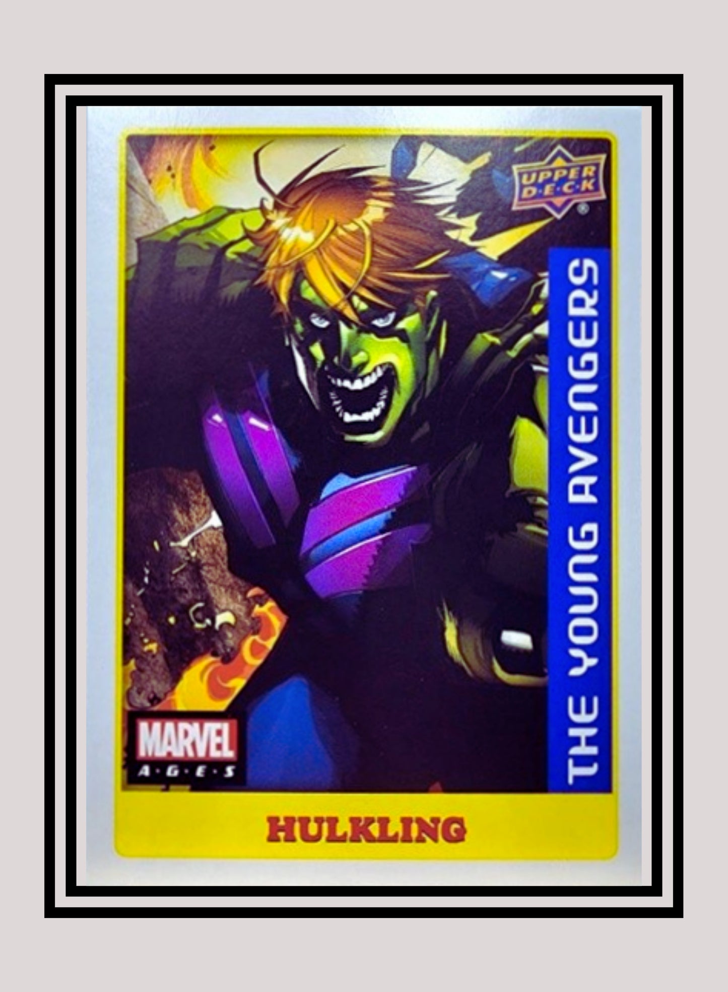 Marvel! 1x Hulkling - Sticker (#037 - 2020 Upper Deck Marvel Ages)