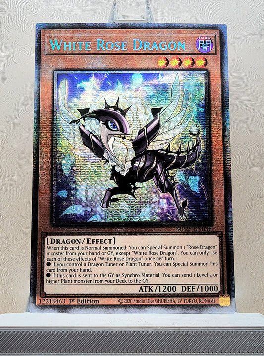 Yugioh! 1x White Rose Dragon (MP25 - Starlight Rare) 1st Edition