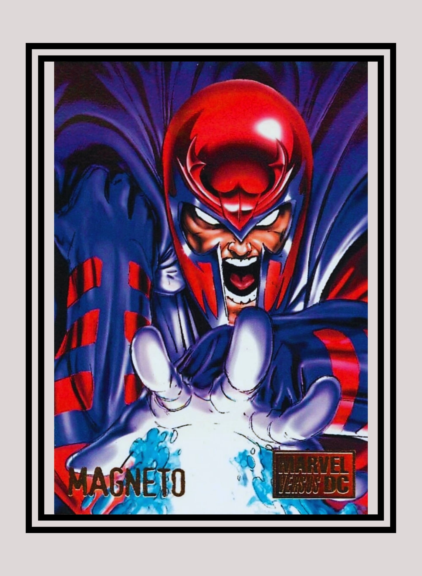 Marvel! 1x Magneto - Base (#038 - 1995 Fleer DC vs. Marvel Comics)