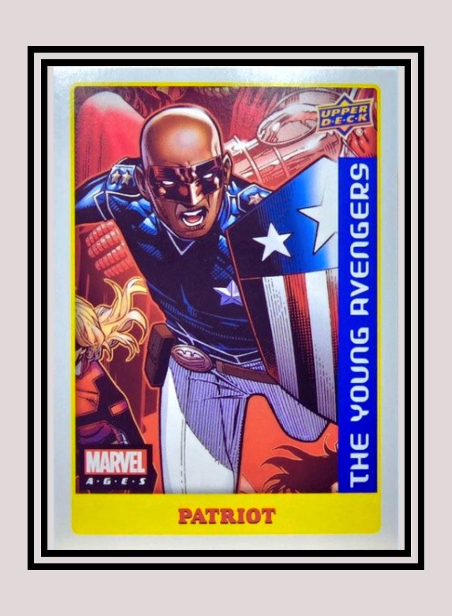 Marvel! 1x Patriot - Sticker (#038 - 2020 Upper Deck Marvel Ages)