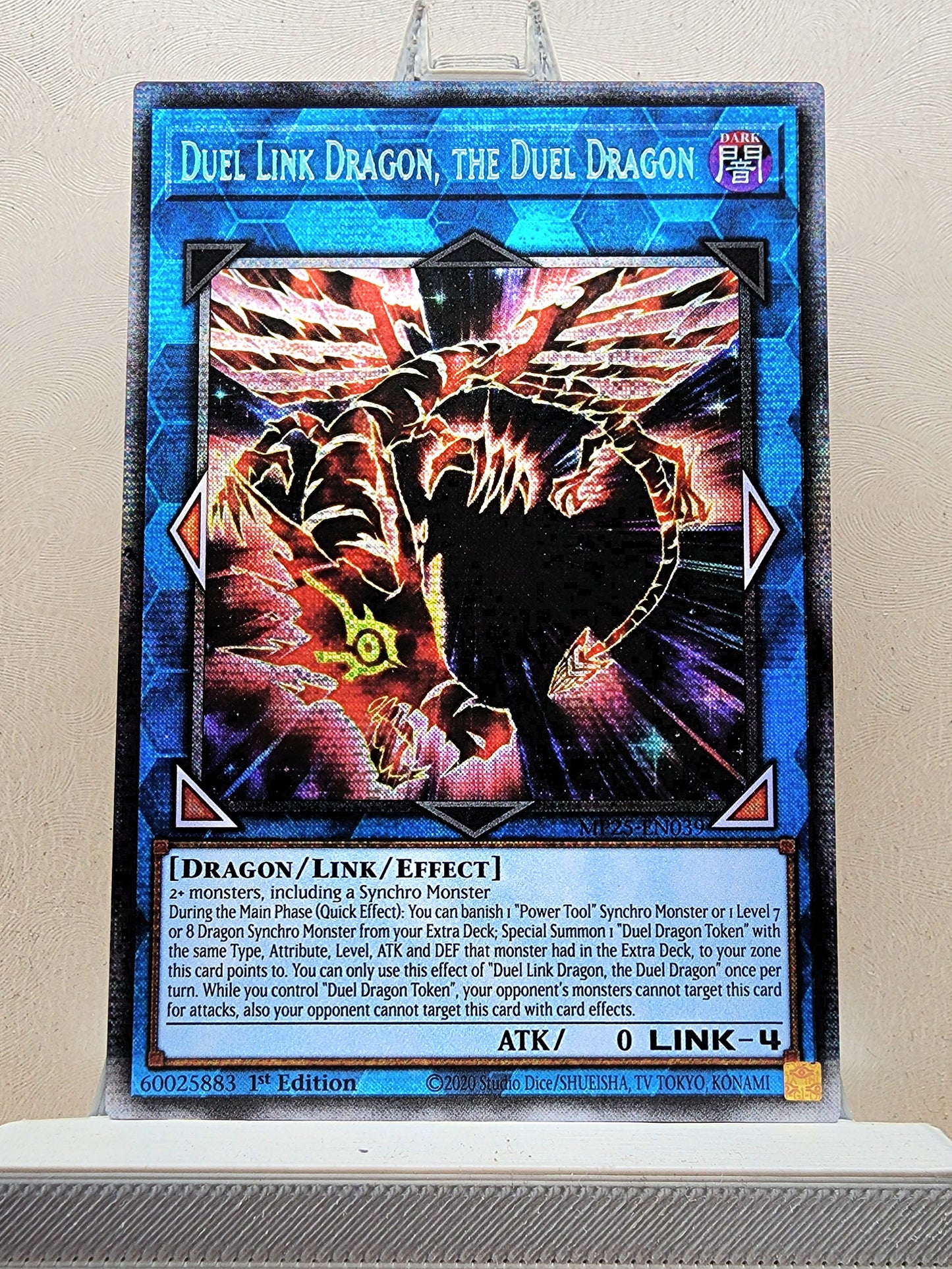 Yugioh! 1x Duel Link Dragon, the Duel Dragon (MP25 - Starlight Rare) 1st Edition