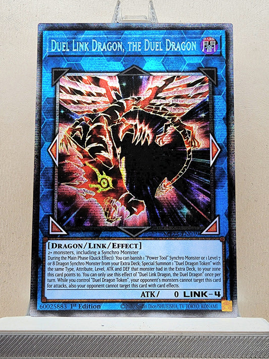 Yugioh! 1x Duel Link Dragon, the Duel Dragon (MP25 - Starlight Rare) 1st Edition