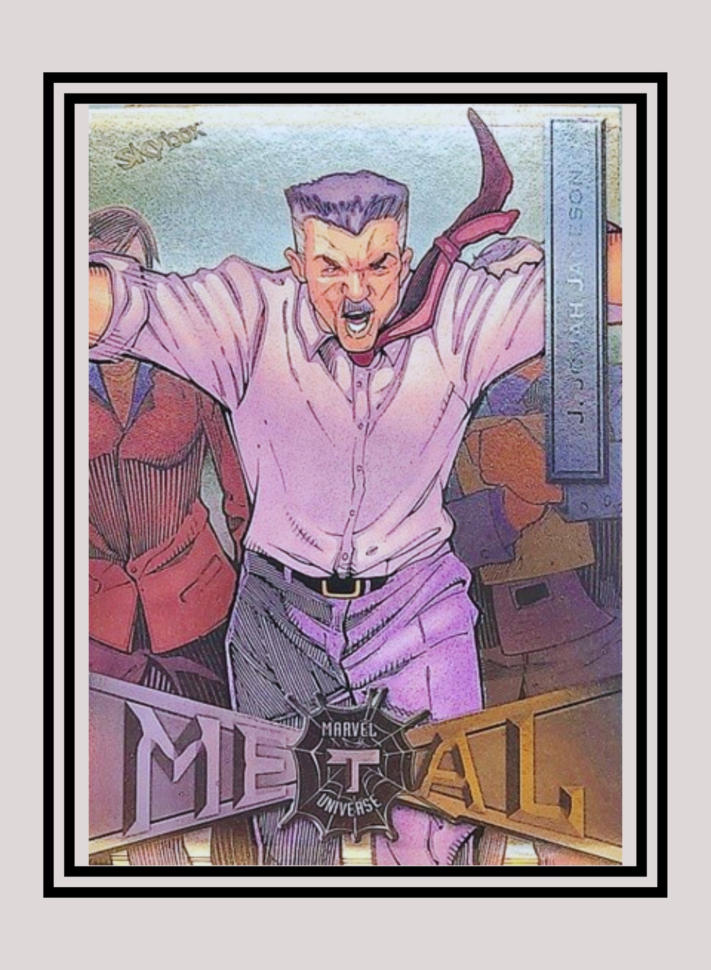 Marvel! 1x J. Jonah Jameson - Base Low Series (#039 - 2021 Upper Deck Spiderman Metal Universe)