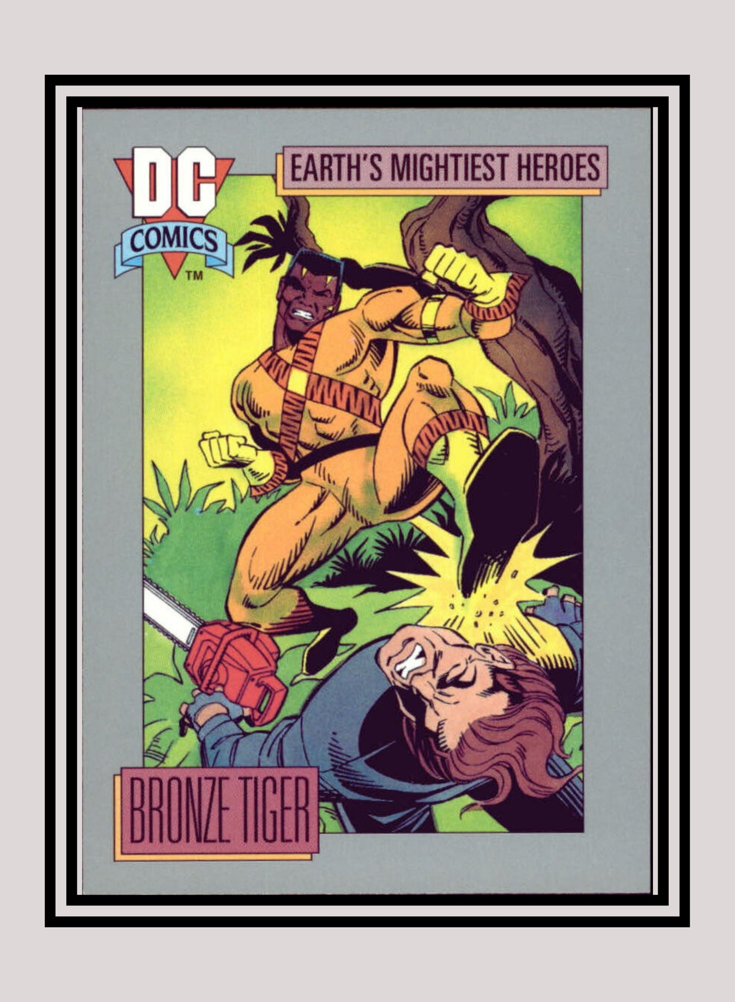 DC! 1x Bronze Tiger - Base (#039 - 1991 Impel DC Cosmic Cards)