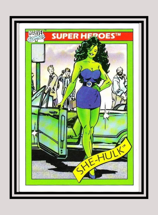 Marvel! 1x She-Hulk - Base (#039 - 1990 Impel Marvel Universe Series I)