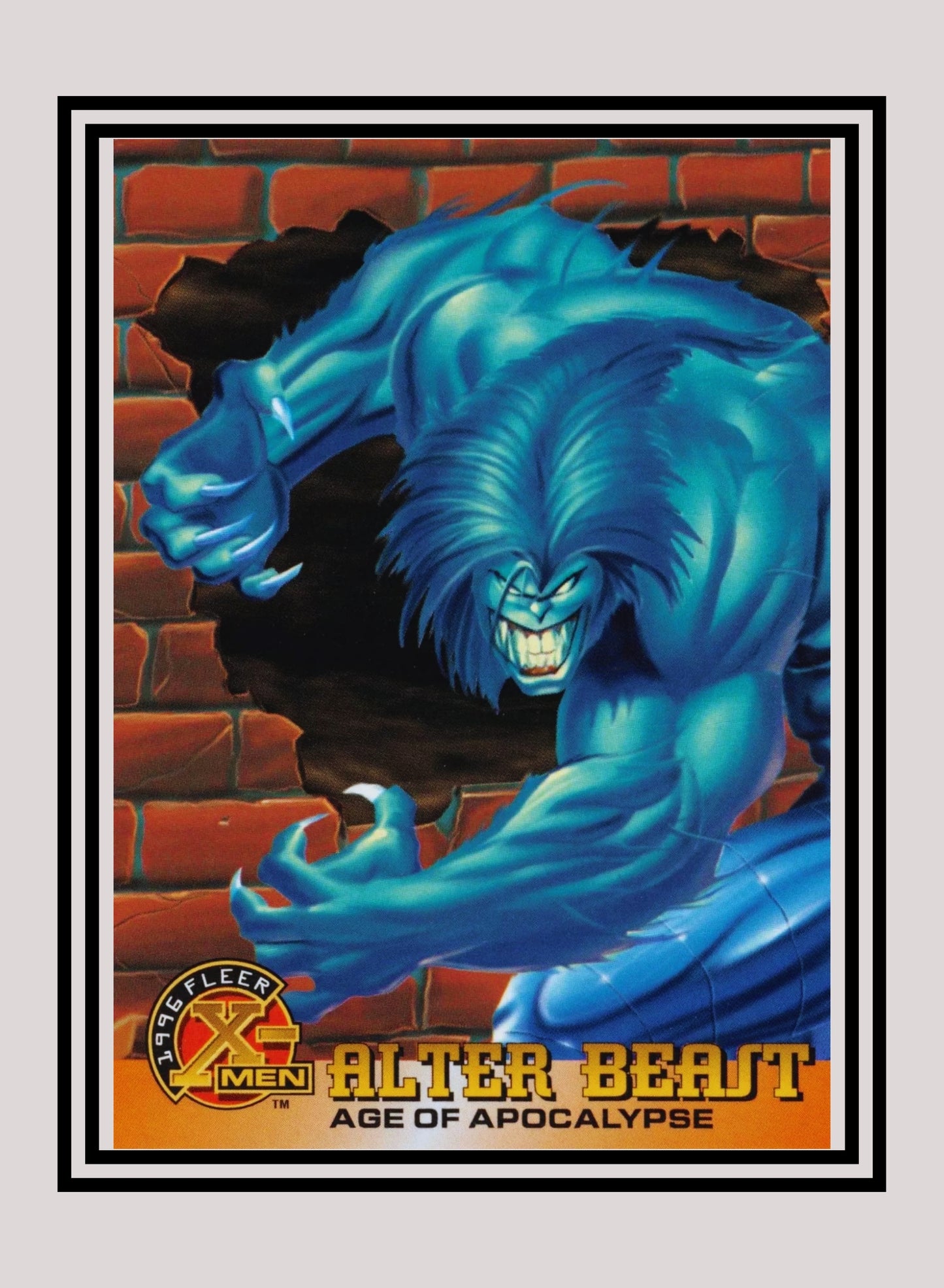 Marvel! 1x Alter Beast - Base (#039 - 1996 Fleer X Men)