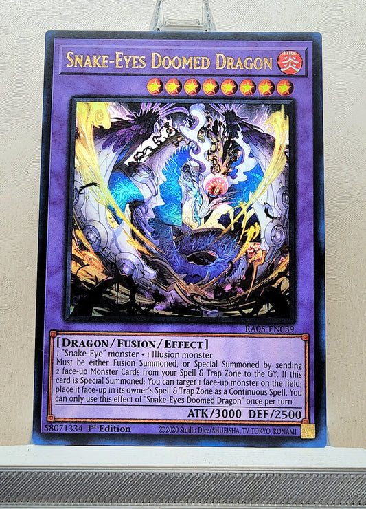 Yugioh! 1x Snake-Eyes Doomed Dragon (RA05 - Ultra Rare) 1st Edition