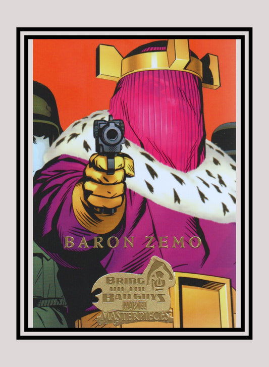 Marvel! 1x Baron Zemo - Base (#03 - 2008 Upper Deck Marvel Masterpieces Series 3)
