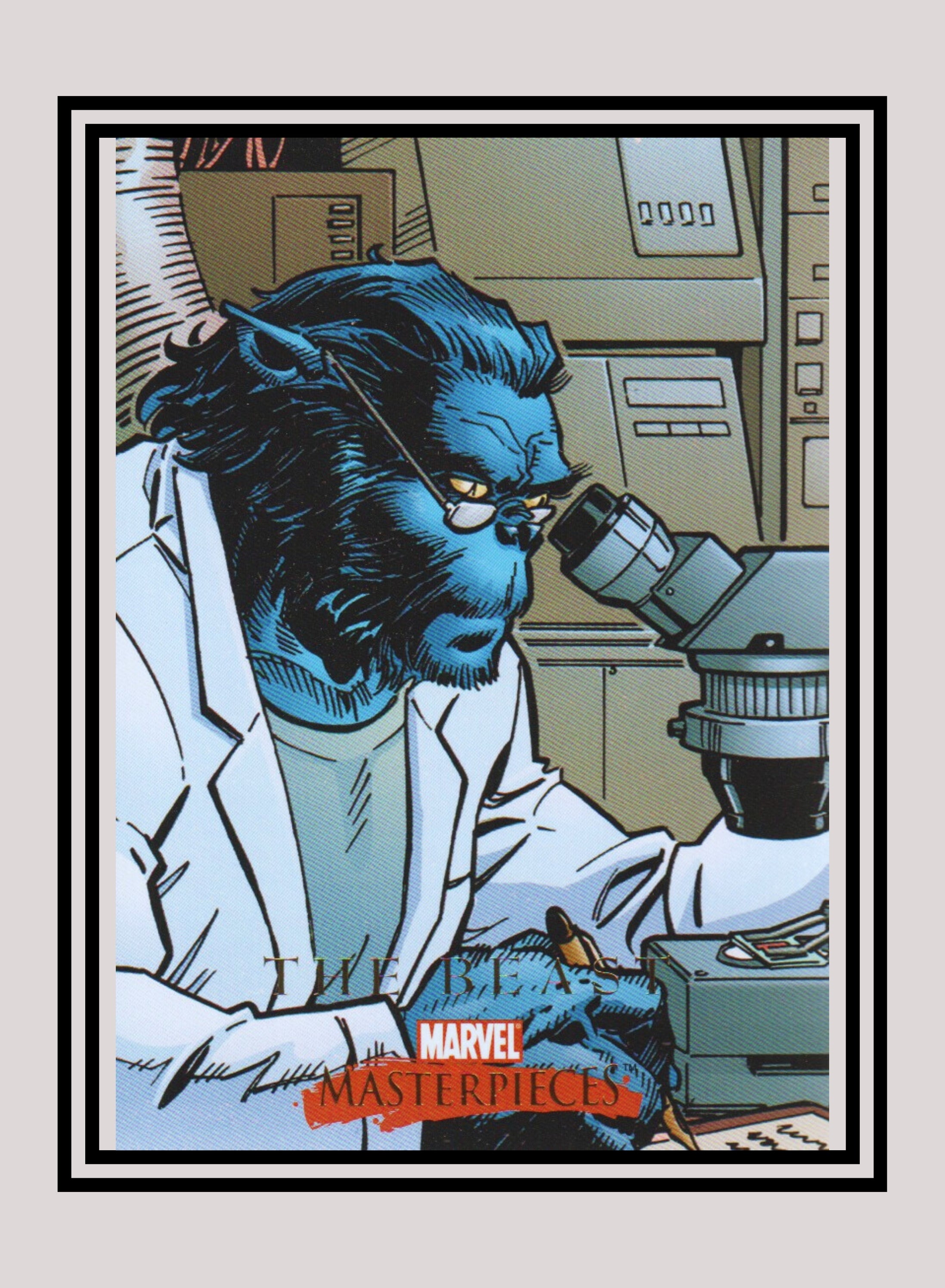 Marvel! 1x The Beast - Base (#03 - 2008 Upper Deck Marvel Masterpieces ...