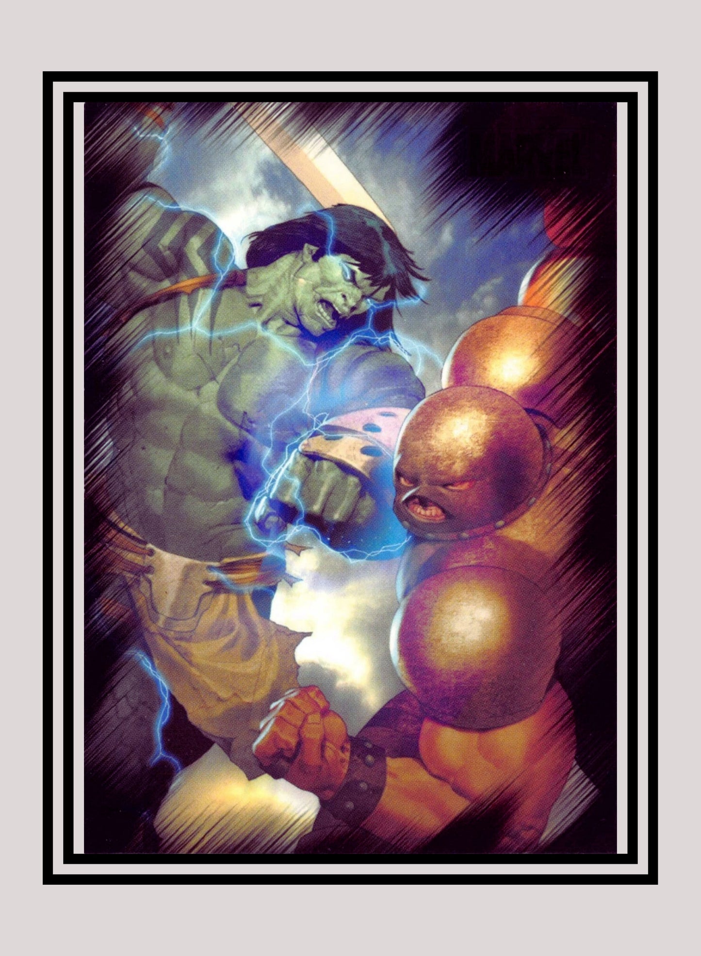 Marvel! 1x Skaar vs. Jugernaut - Base (#03 - 2010 Rittenhouse Marvel Heroes & Villains)