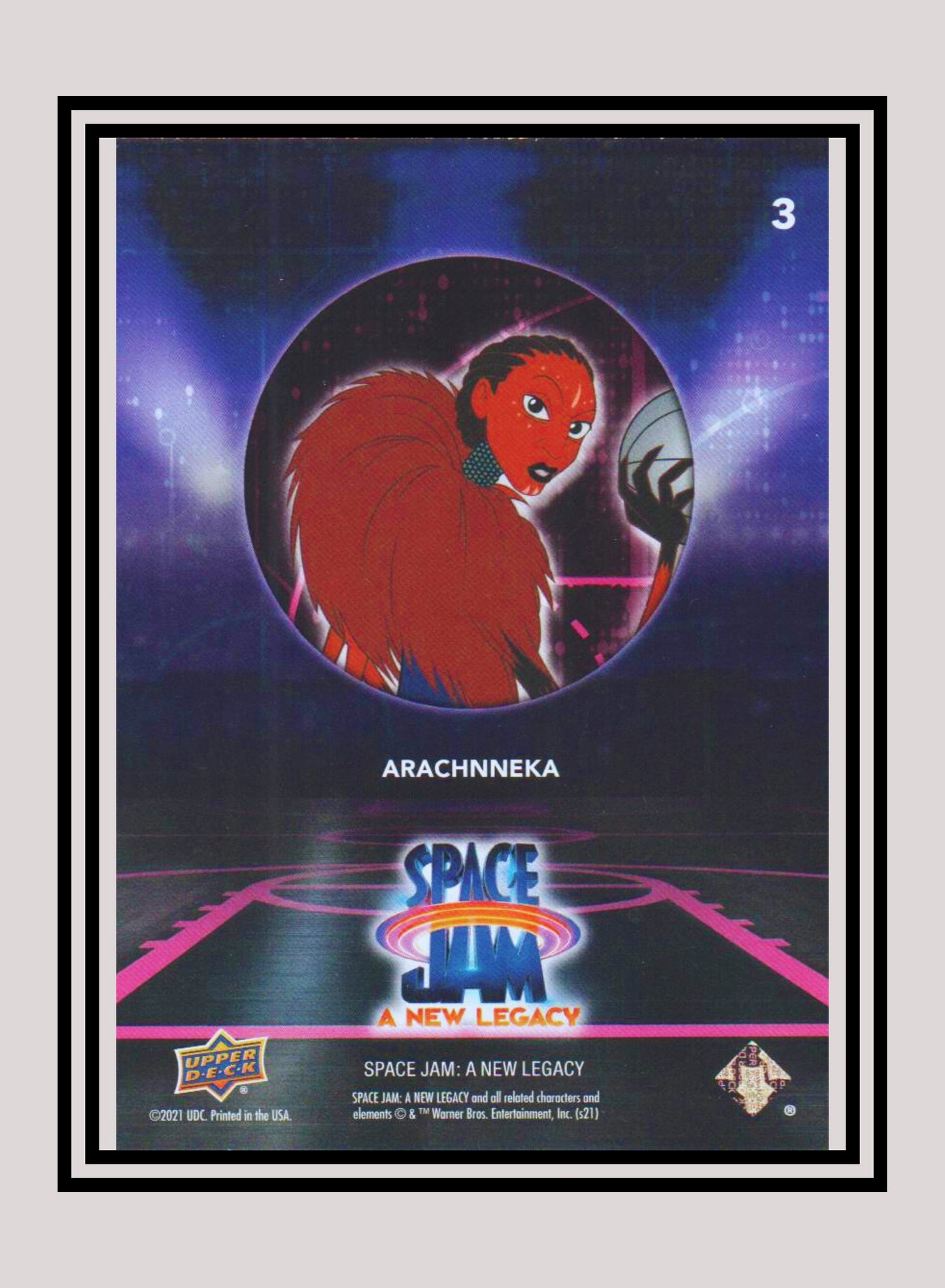 1x Arachnneka - Base/Blue Parallel (#03 - 2021 Upper Deck Space Jam: A New Legacy)