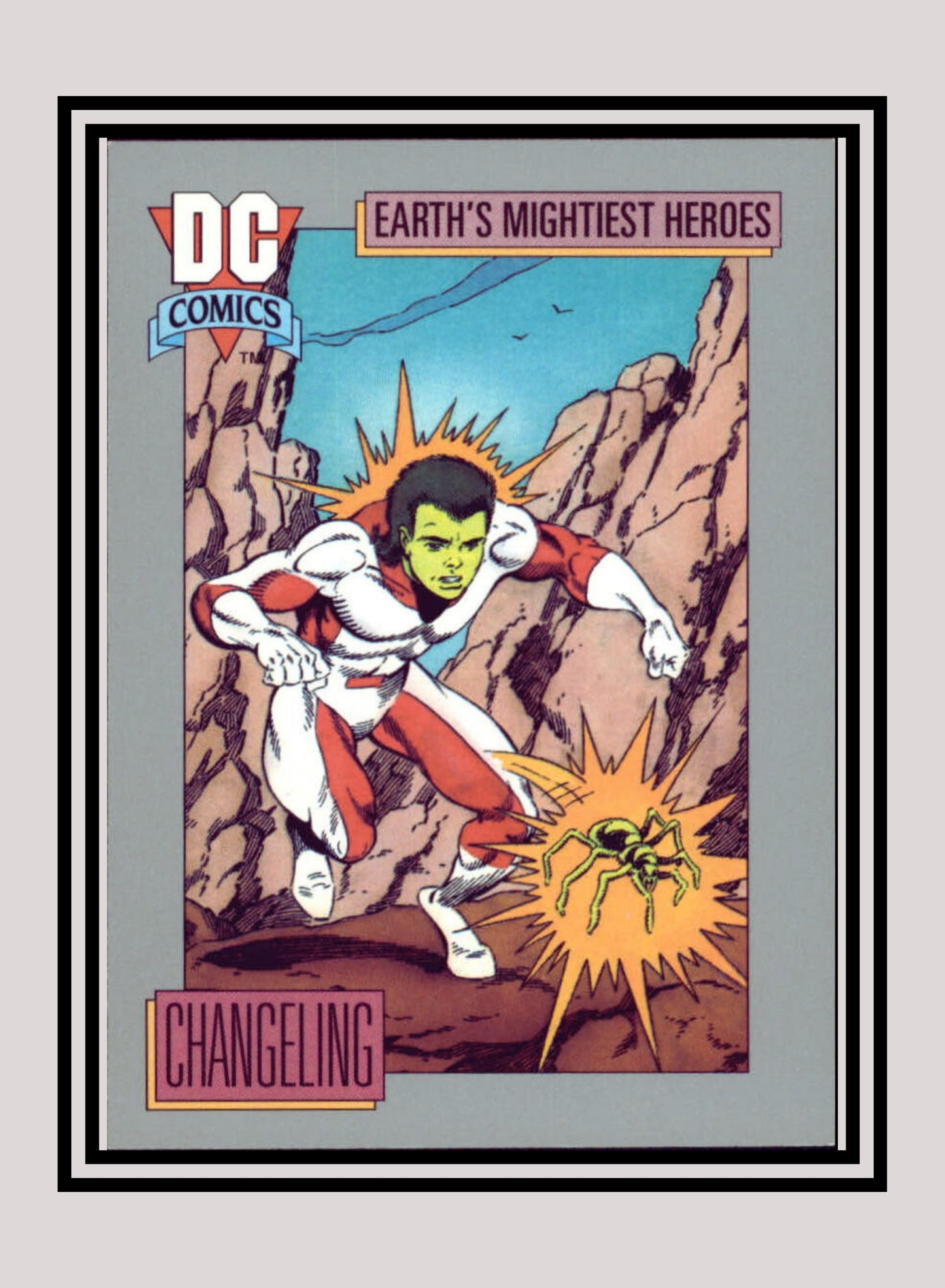 DC! 1x Changeling - Base (#040 - 1991 Impel DC Cosmic Cards)