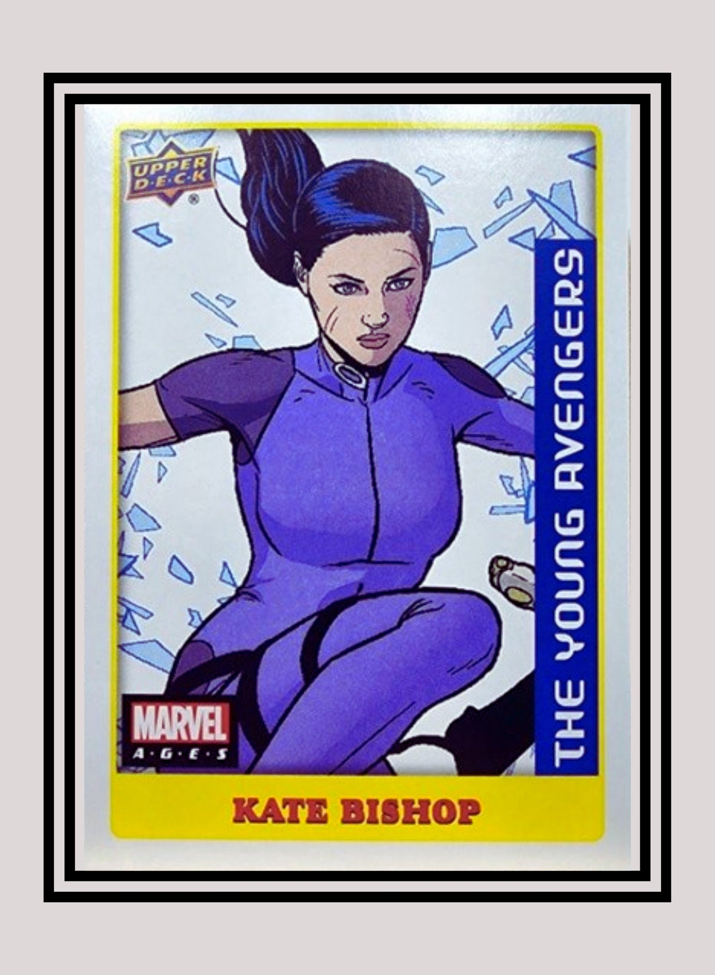 Marvel! 1x Kate Bishop - Sticker (#040 - 2020 Upper Deck Marvel Ages)