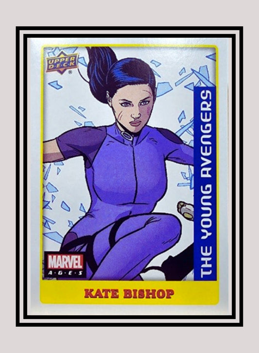 Marvel! 1x Kate Bishop - Sticker (#040 - 2020 Upper Deck Marvel Ages)
