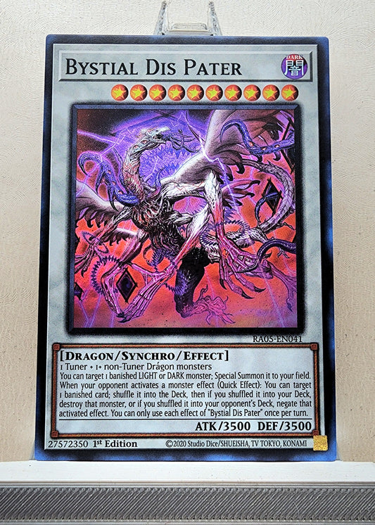 Yugioh! 1x Bystial Dis Pater (RA05 - Super Rare) 1st Edition