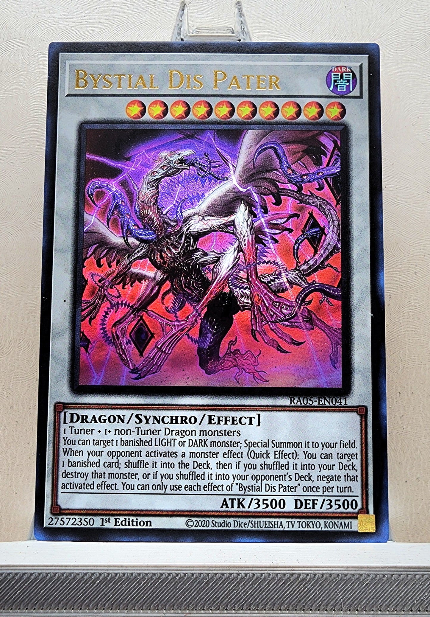 Yugioh! 1x Bystial Dis Pater (RA05 - Ultra Rare) 1st Edition