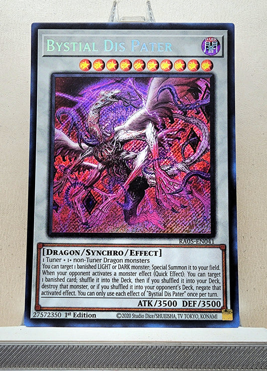 Yugioh! 1x Bystial Dis Pater (RA05 - Secret Rare) 1st Edition