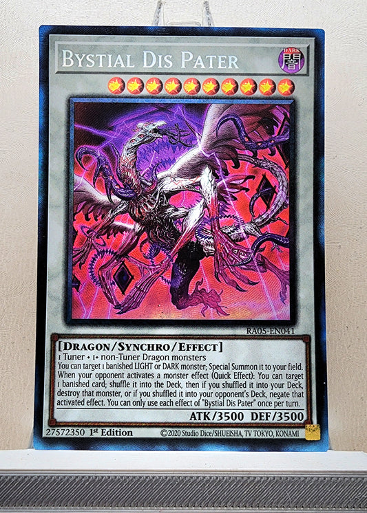 Yugioh! 1x Bystial Dis Pater (RA05 - Prismatic Collectors Rare) 1st Edition