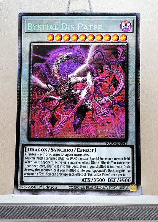 Yugioh! 1x Bystial Dis Pater (RA05 - Starlight Rare) 1st Edition