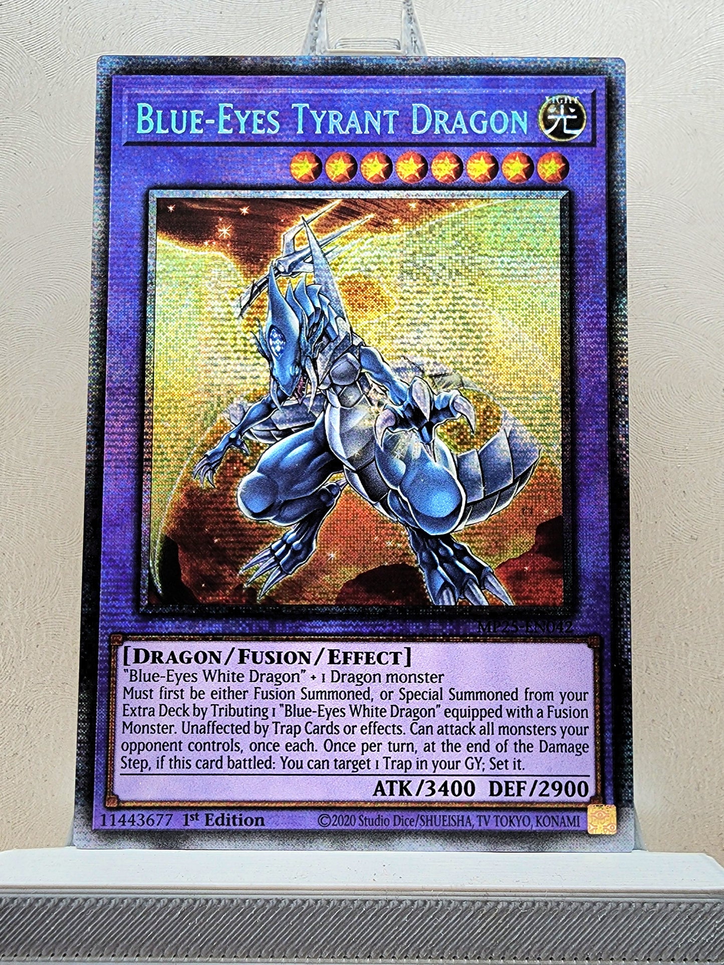 Yugioh! 1x Blue-Eyes Tyrant Dragon (MP25 - Starlight Rare) 1st Edition