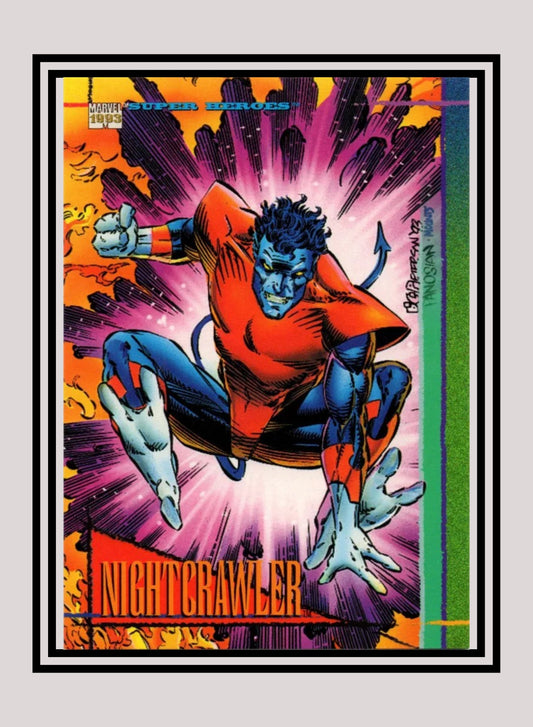 Marvel! 1x Nightcrawler - Base (#042 - 1993 Skybox Marvel Universe Series 4)