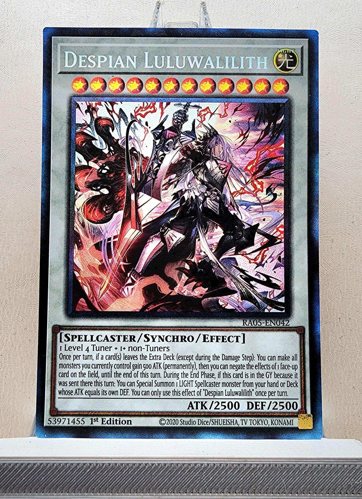 Yugioh! 1x Despian Luluwalilith (RA05 - Prismatic Collectors Rare) 1st Edition