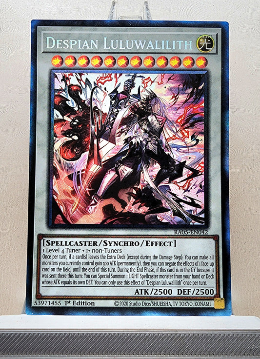 Yugioh! 1x Despian Luluwalilith (RA05 - Prismatic Collectors Rare) 1st Edition